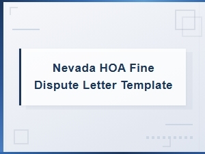 Nevada Hoa Fine Dispute Appeal Letter Template